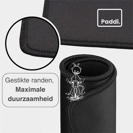Grote Gaming Muismat XXL - Bureaumat van Gerecycled Materiaal - Extra Groot 900 x 400 x 3 mm — afbeelding 3