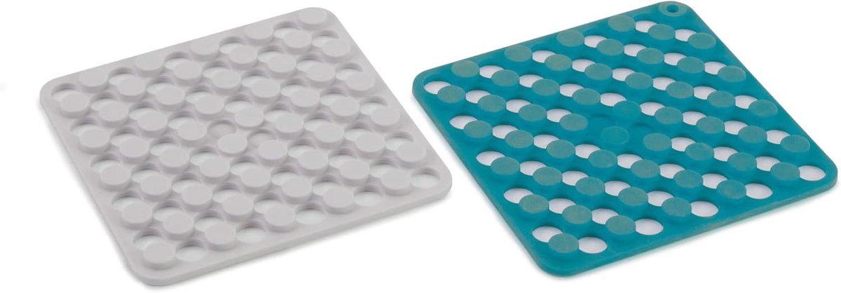 Set van 2 Silicone Onderzetters - Hittebestendige Pannenlappen voor Hete Pannen