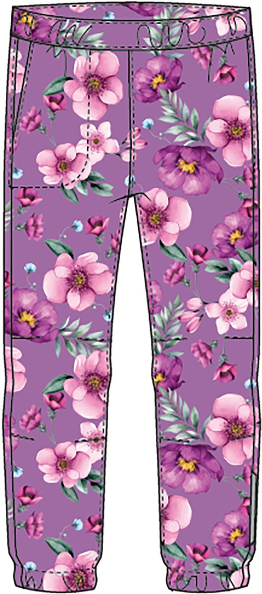 NAME IT NKFALFALIGHT08 PANT REG AOP FO Meisjes Ski jassen Iris Orchid