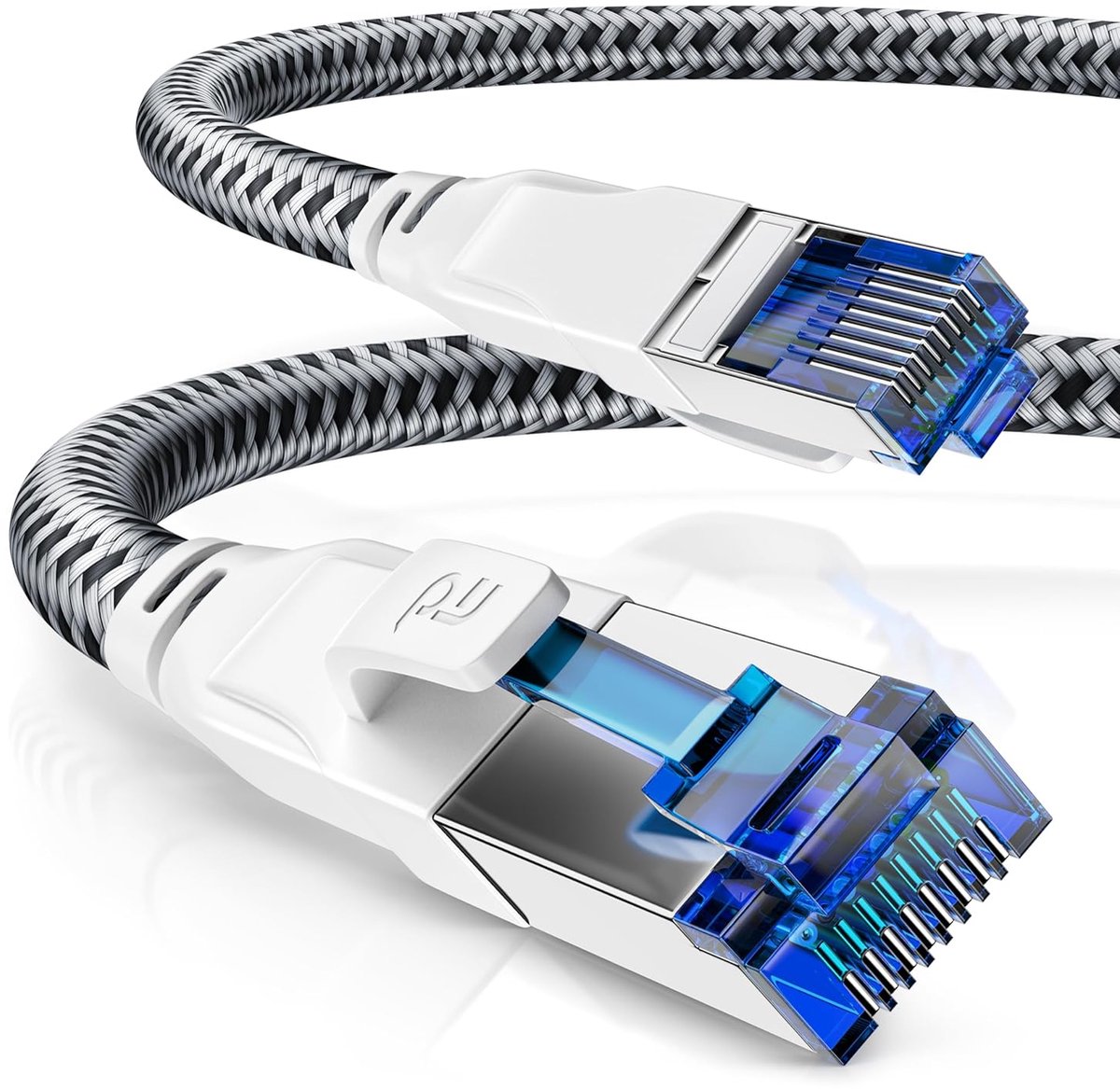 CAT8 netwerkkabel 40 Gbit/s - 3m - S/FTP afscherming - wit