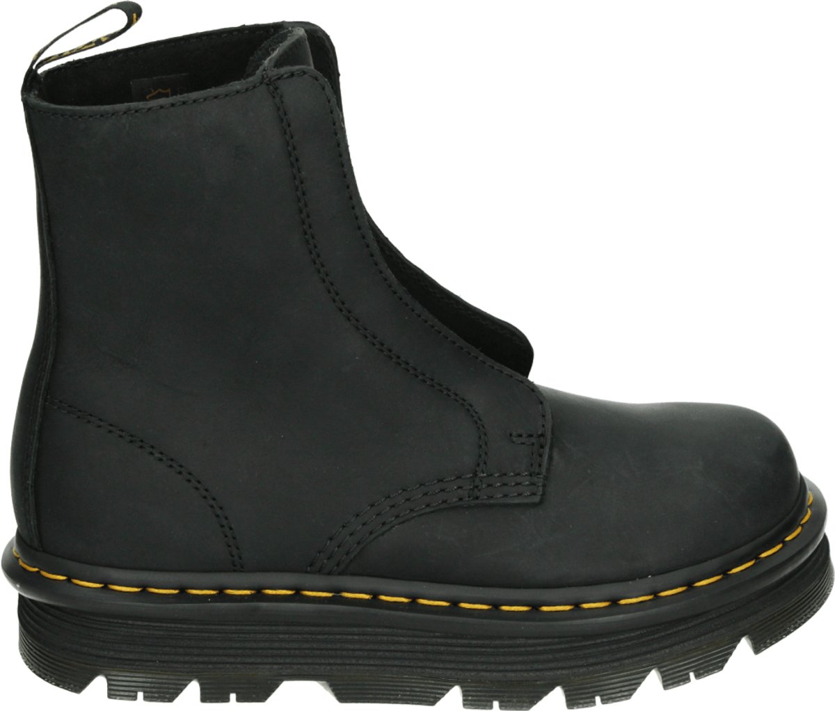 Dr. Martens ZEBZAG LACE LESS LACELESS BOOT Laarsjes Zwart