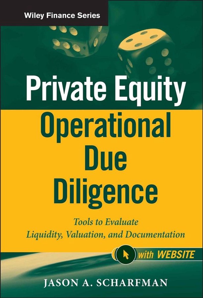 Omslag van Wiley Finance 770 - Private Equity Operational Due Diligence