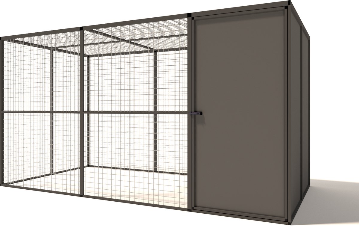 Glorenza aluminium Yara met dichte sluis - 328x176x178