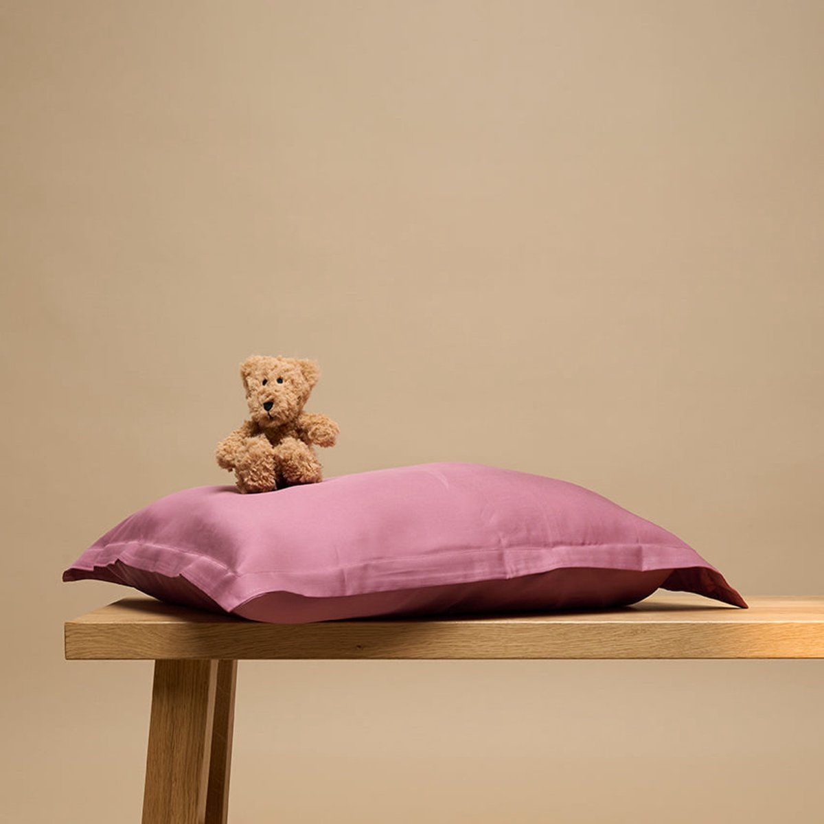 Coco & Cici Coco & Cici Kind - TENCEL Twill Kussensloop Dusty Rose 50 x 60 50 x 60