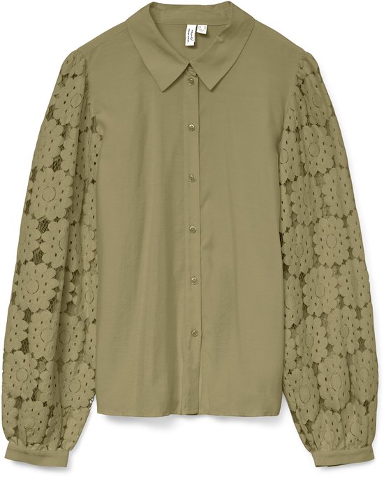 VERO MODA - VMFABENA L/S SHIRT WVN BTQ GA - Dames - Blouses