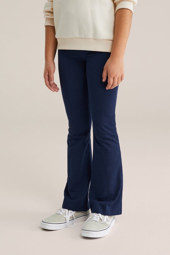 WE Fashion Meisjes flared legging, 2-pack