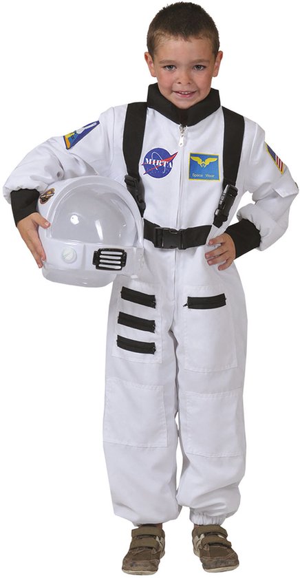 Verkleedpak ruimtevaarder / astronaut - Space Shuttle Commandant kind 152 - Carnavalskleding (zonder helm)