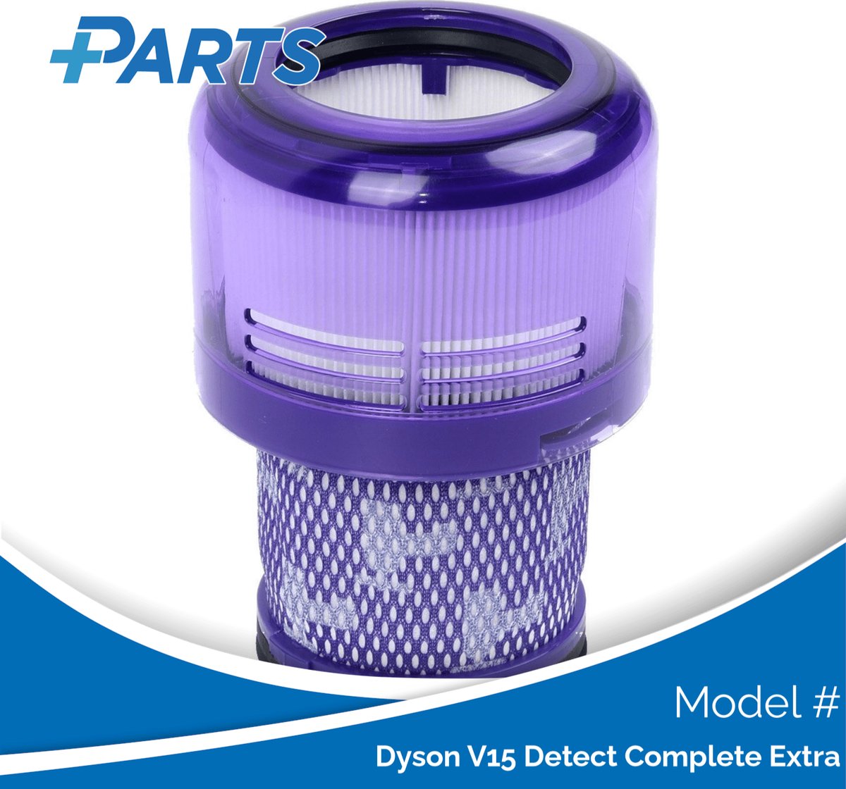 Dyson V15 Detect Complete Extra Filter (Plus.Parts® alternatief voor 970013-02)