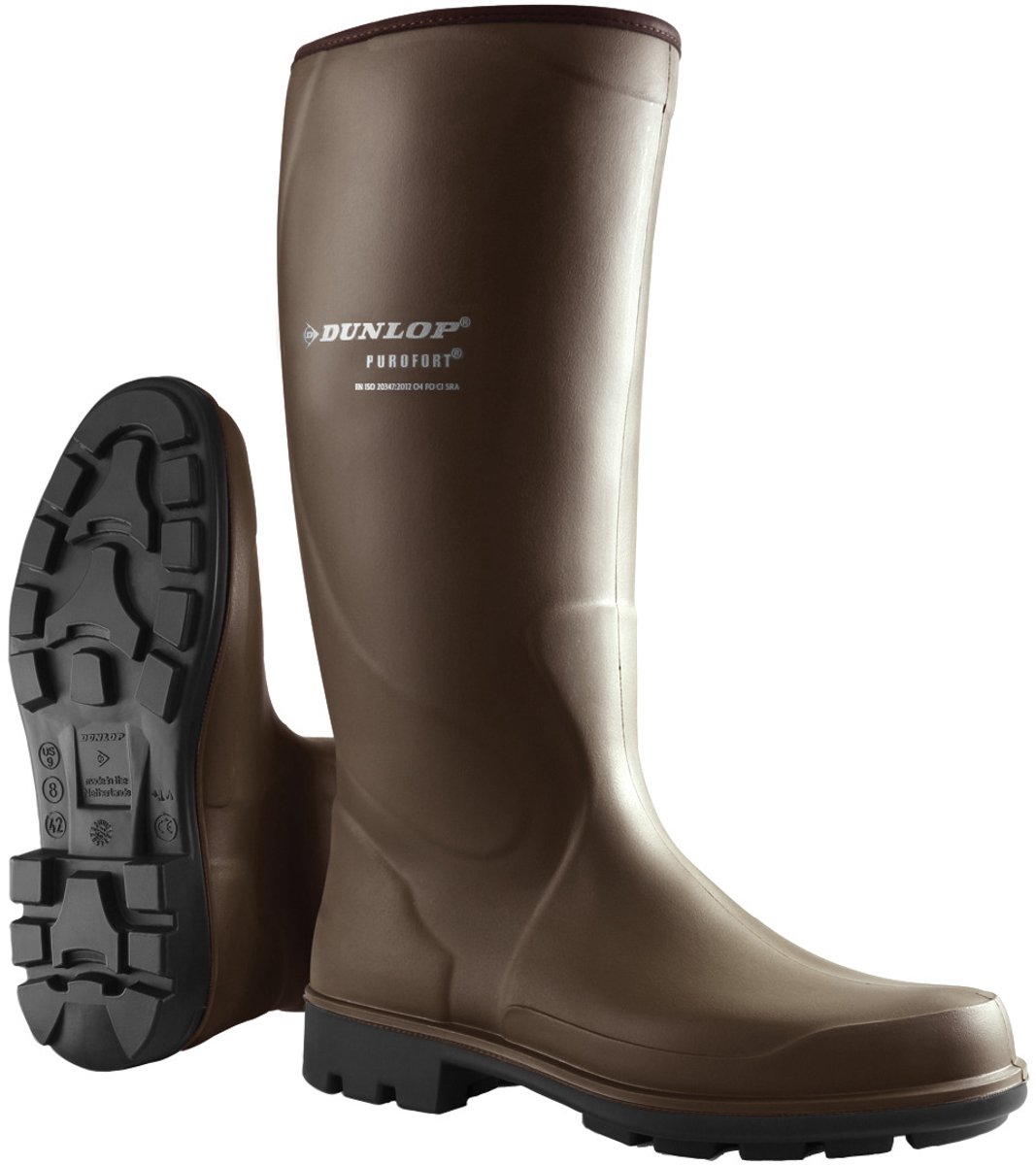 Dunlop Footwear Purofort Terroir Pro Laarzen Bruin EU 41 Man