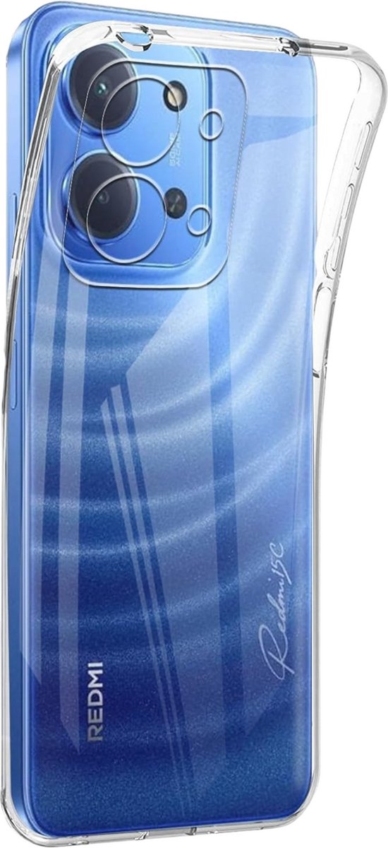 Hoesje geschikt voor Xiaomi Redmi 15C 4G backcover Shockproof siliconen Transparant