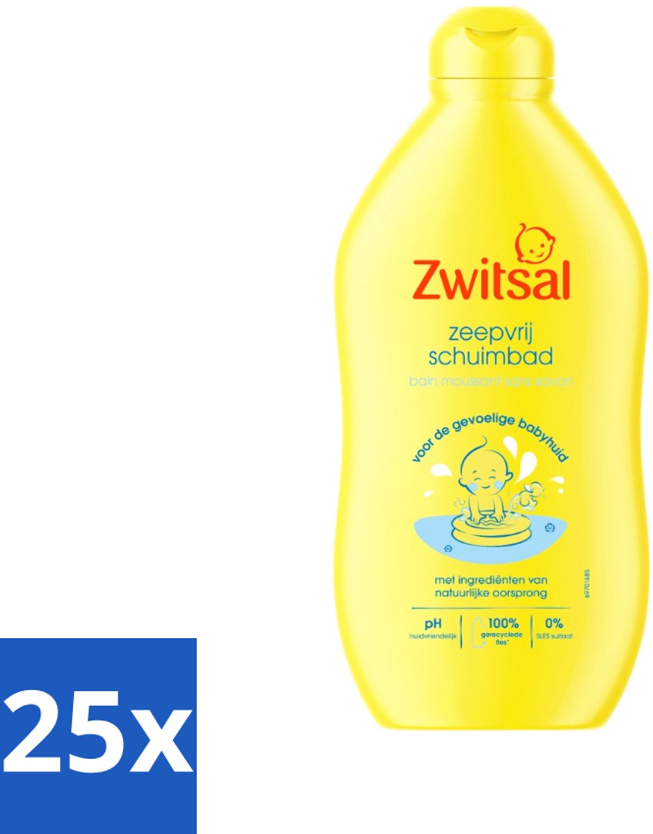 Image of 25 x Zwitsal Zeepvrij Schuimbad 400 ml - Zwitsal