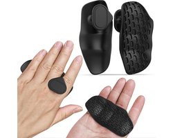 Vingerloze Gewichthef Grips - Fitness Krachttraining Grips - Rubberen Gym Gewichtheffen Antislip Oefengrepen -Deadlifts & Fitness -Ademend & Comfortabel -Tegen Eeltvorming - Lift Straps - Krachttraining - Anti-slip Palm Protectors - 2 Stuks