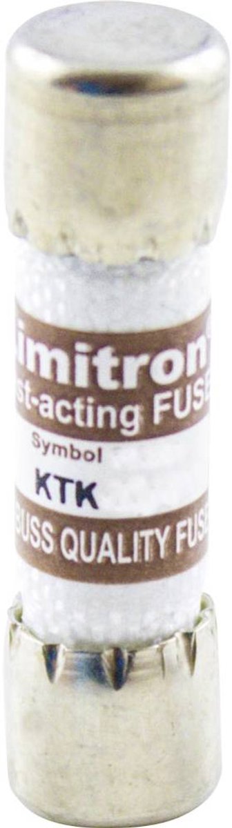 Bussmann by Eaton KTK 30 A KTK 30 A Buiszekering (Ø x l) 10.3 mm x 38 mm 30 A 600 V Supersnel -FF- Inhoud 1 stuk(s)