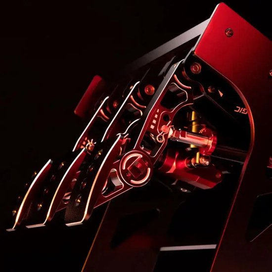 Simagic P1000i-RS pedaalset - omgekeerd, zwart van Simagic — afbeelding 3