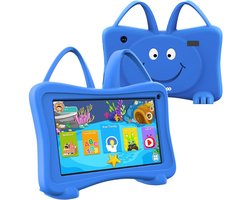 MKSS® Kindertablet Vanaf 3 Jaar - Tablet Kinderen - Kinderspeelgoed - Blauw