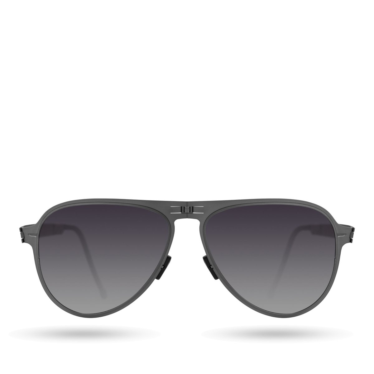 ROAV ATLAS - Opvouwbare zonnebril – Polariserend UV400- Gunmetal - Grey Gradient glazen