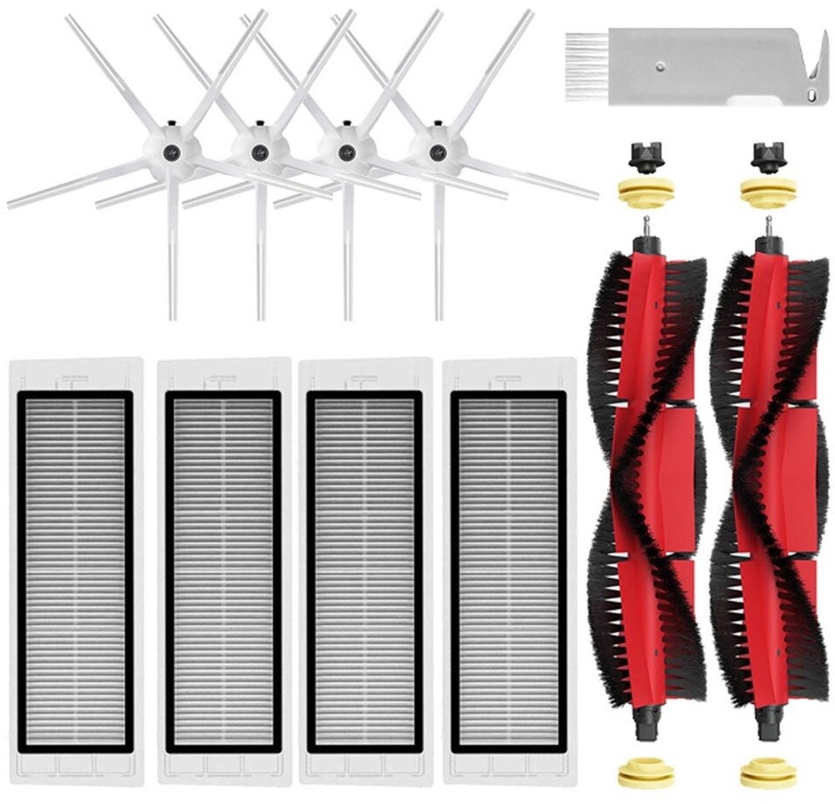 Geschikt voor Roborock S5 Max S50 S6 S55 S60 hoofdborstel/filter/dweildoeken onderdelenset