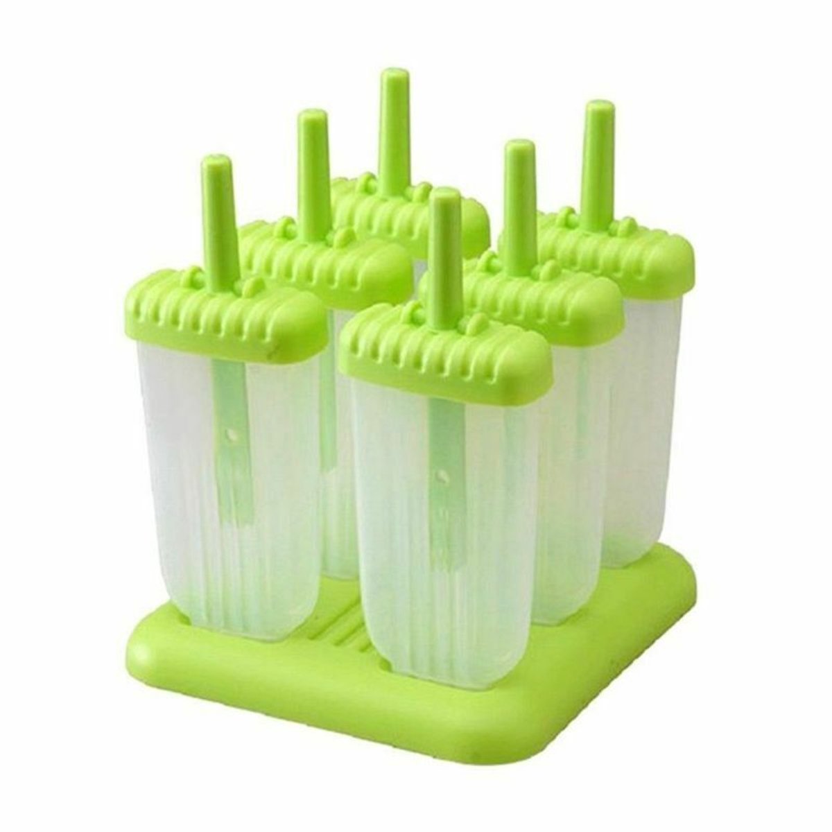 IJslolly-vriezervorm Siliconen lollymakervorm IJsvormdeksel - Groen