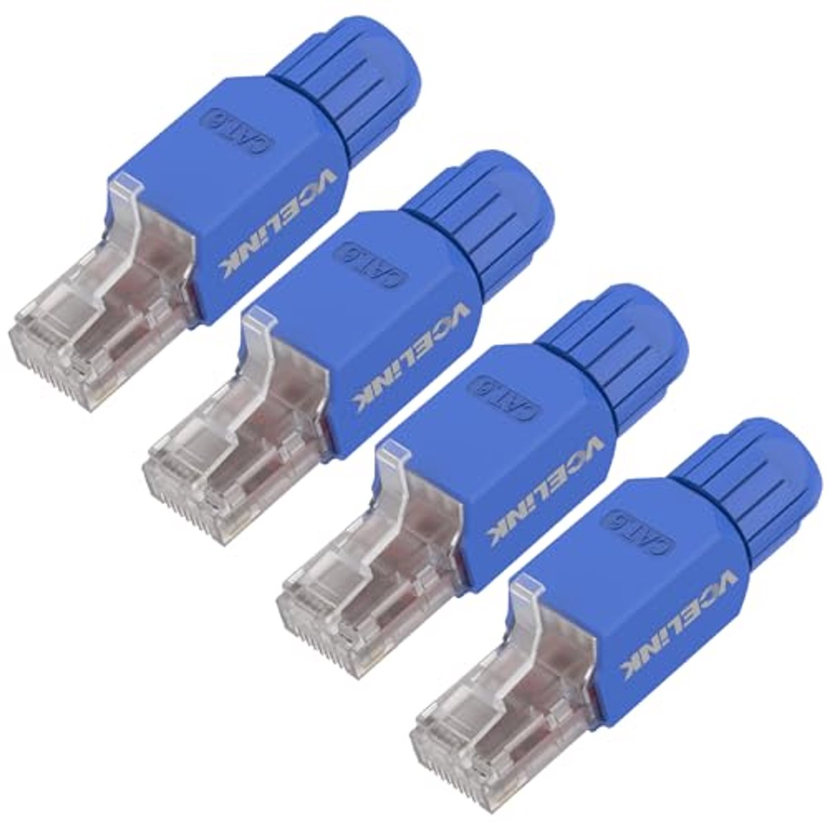 Gereedschapsloze RJ45 Cat6 Stekker - Gold Plated UTP Plug voor Netwerk