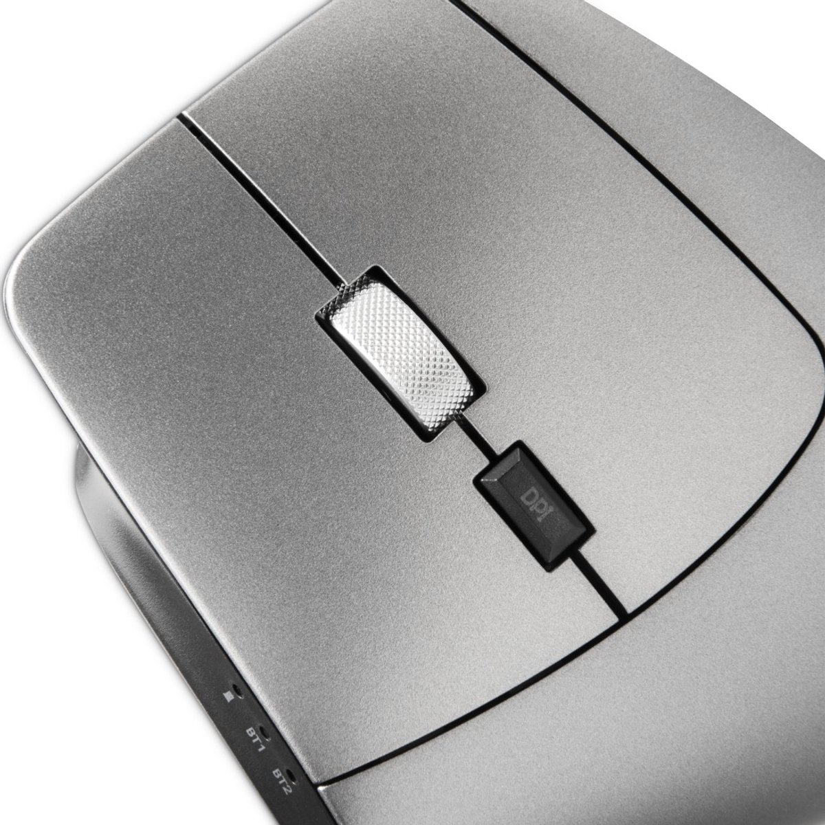 Hama EWM-700 - Draadloze ergonomische muis - 8 knoppen - 2.4 GHz RF & BT - dpi switch - Stil - Oplaadbaar - Antraciet thumbnail 5