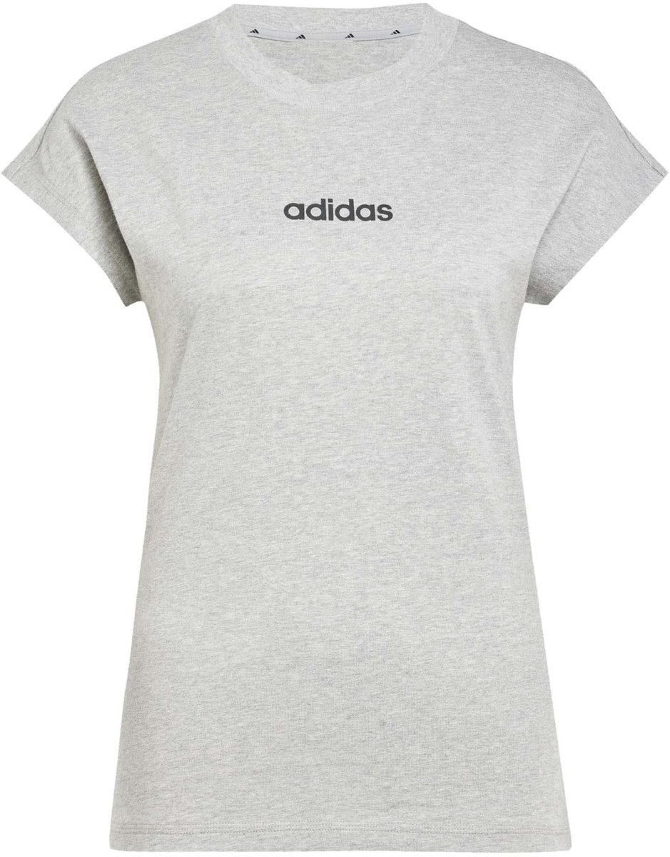 Adidas Sport W Lin Sj T Sportswear Vrouwen Grijs