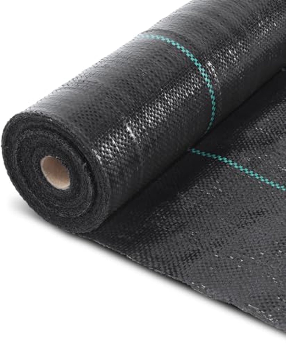 Mulchdoek voor Onkruidbestrijding - 50 m x 1 m, UV-bestendig en Scheurvast