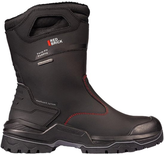 Bottes De Sécurité V12 ELK V6471 Noir Grainé – Taille UK 4 – Homme – Neuves