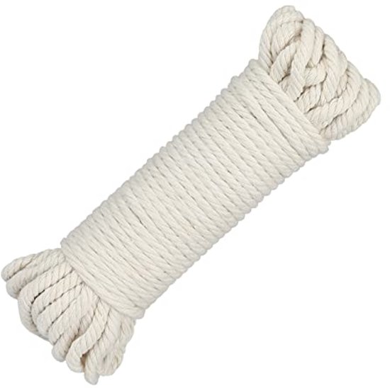Dik Katoenen Touw voor Macramé en Knutselprojecten