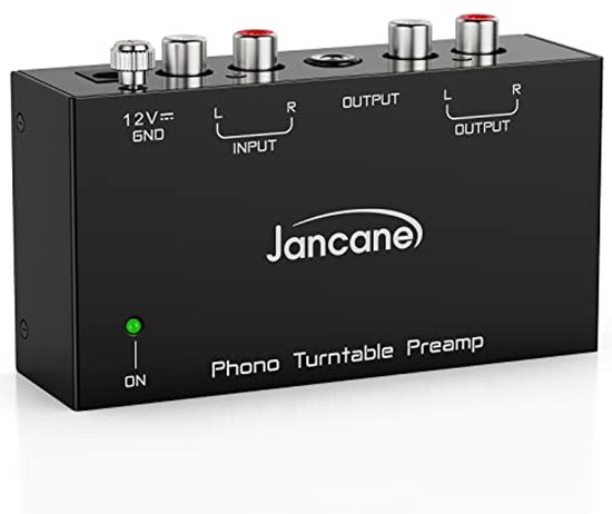 LiNKFOR Vorverstärker für Phono Plattenspieler PP900 Ultrakompakter Phono-Vorverstärker Mini
