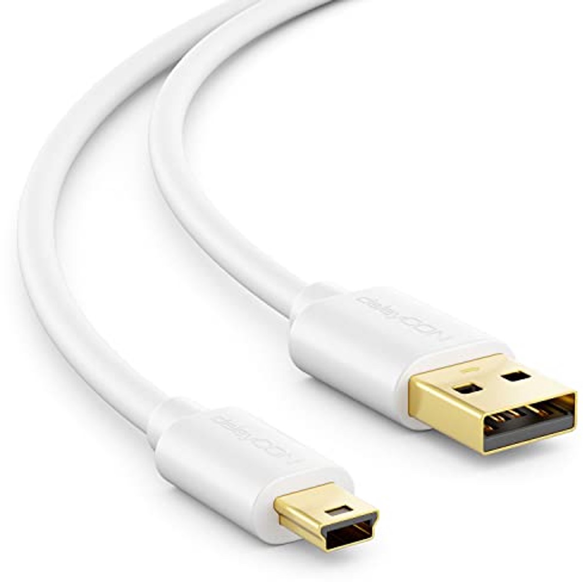 3,0m Mini USB 2.0 High Speed Kabel - Oplaad- en Datakabel voor Mobiele Apparaten