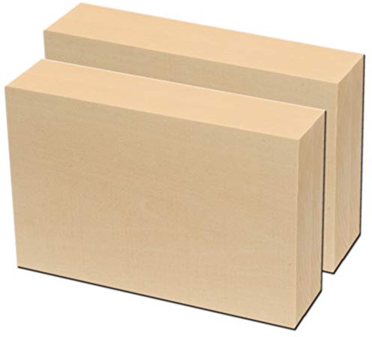 Houten Werkblokken Set van 2 - Voor Creatief Snijden
