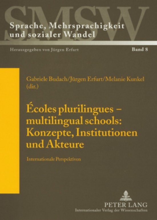 Écoles plurilingues - multilingual schools: Konzepte, Insti ... - cover