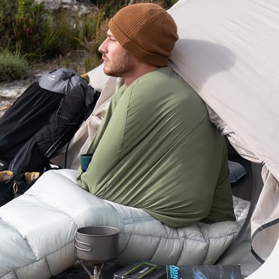 Ultralichte Slaapzak voor Volwassenen - Reis- en Campinglaken van Merkloos — afbeelding 3