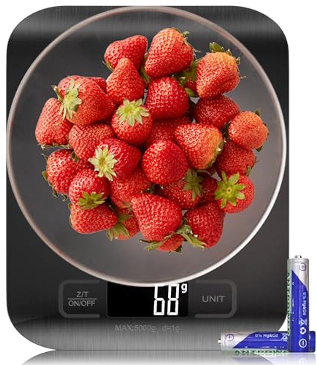 Digitale keukenweegschaal 10 kg met LCD-display en nauwkeurige metingen