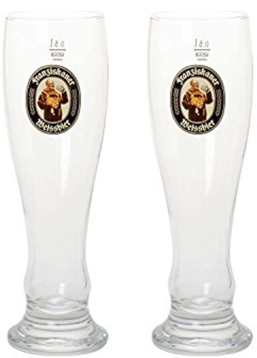Dubbelpak witbierglazen voor een perfecte bierervaring