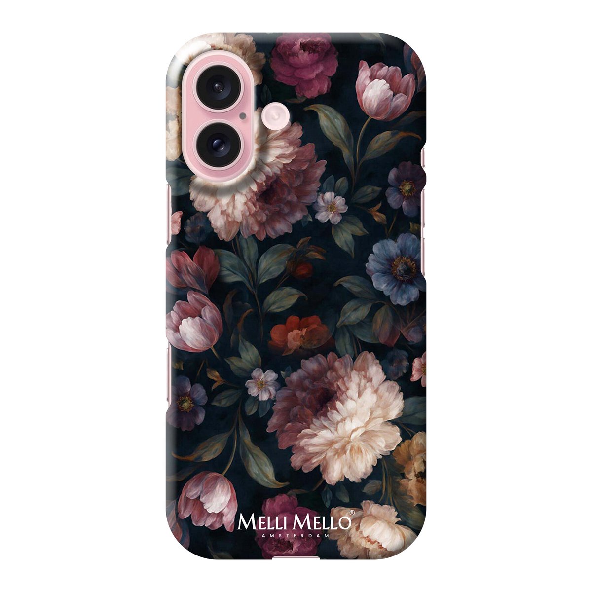 Melli Mello Telefoonhoesje Noir Bloom (Hard Case) - Apple iPhone 16 Pro