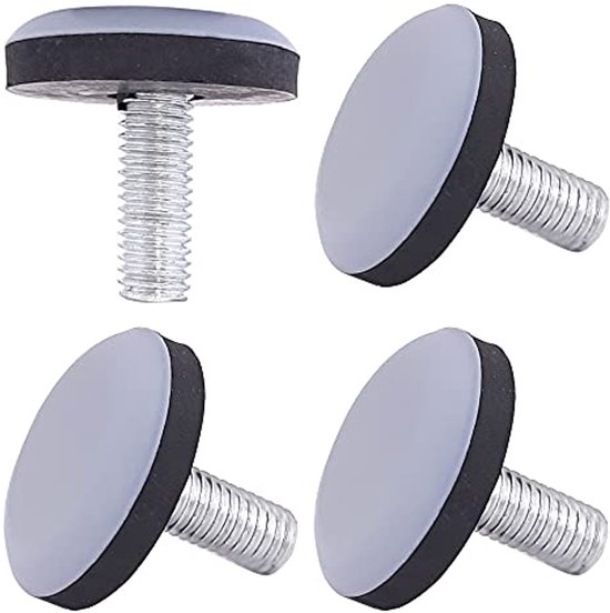 cyclingcolors 8 x meubelglijders, stelvoet met scharnier en vilt, scharnierglijders voor ronde buizen, instelbare voet, stoelpoten, hoek 20°, 25/16 mm