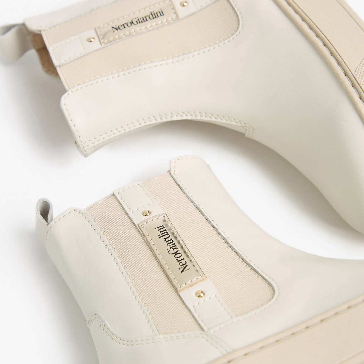 Laarzen Nerogiardini Perseo T.Brill Platina 6074 Tr Delia Kiabi Krijt - Fashion Wear - Kinderen