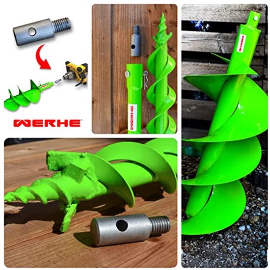 Professionele boor voor boormachine 150 mm - robuuste paalboor met m14