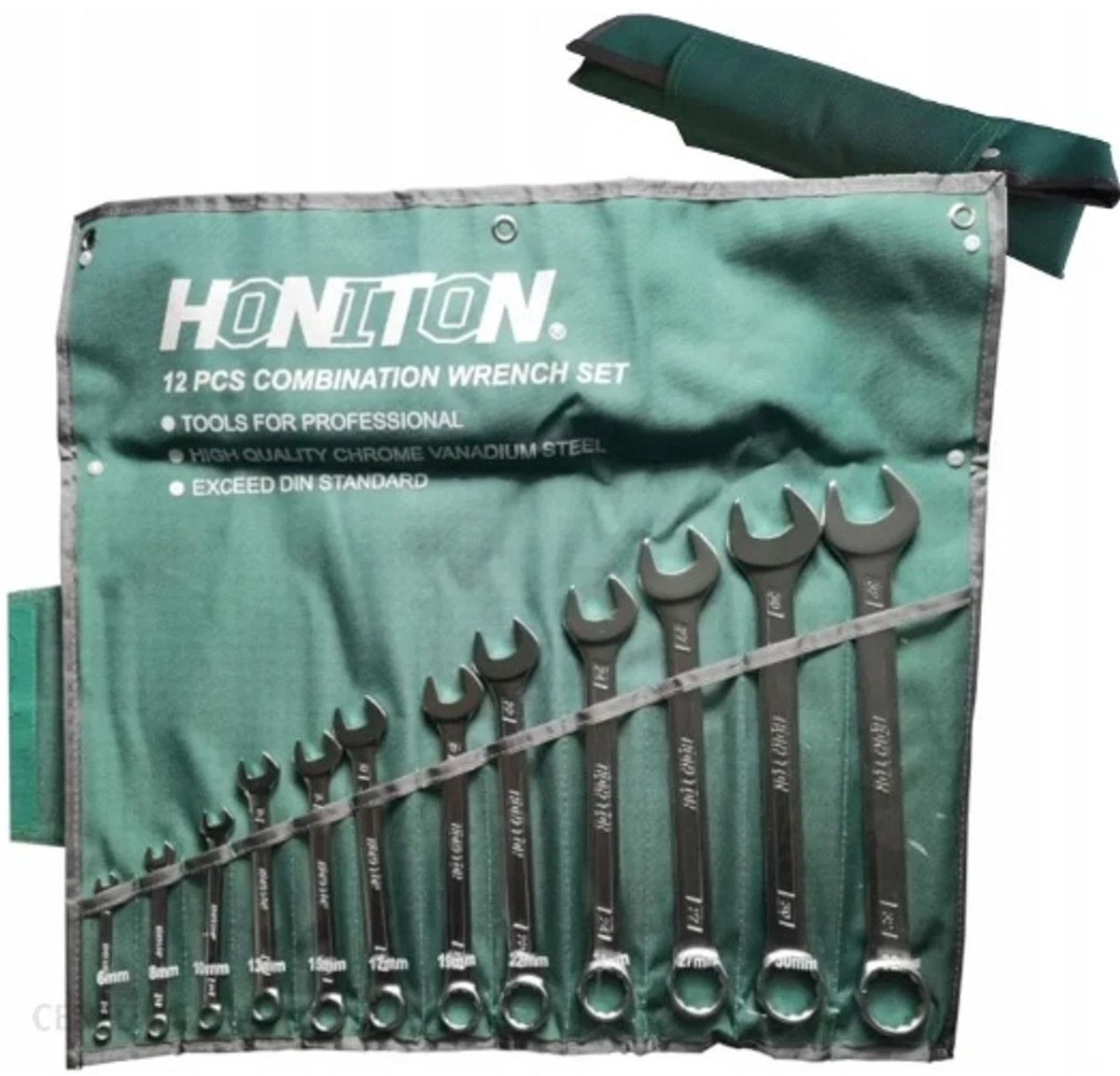 Honiton ringsleutelset 6-32 mm 12-zijdig 12-delig chroom-vanadium