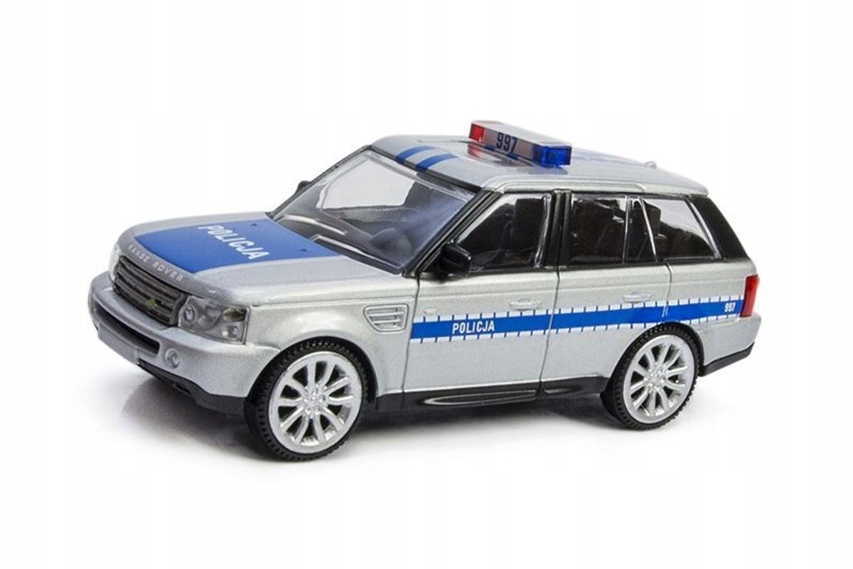 Rastar Range Rover Sport Police Modelauto 1:43 - Grijs