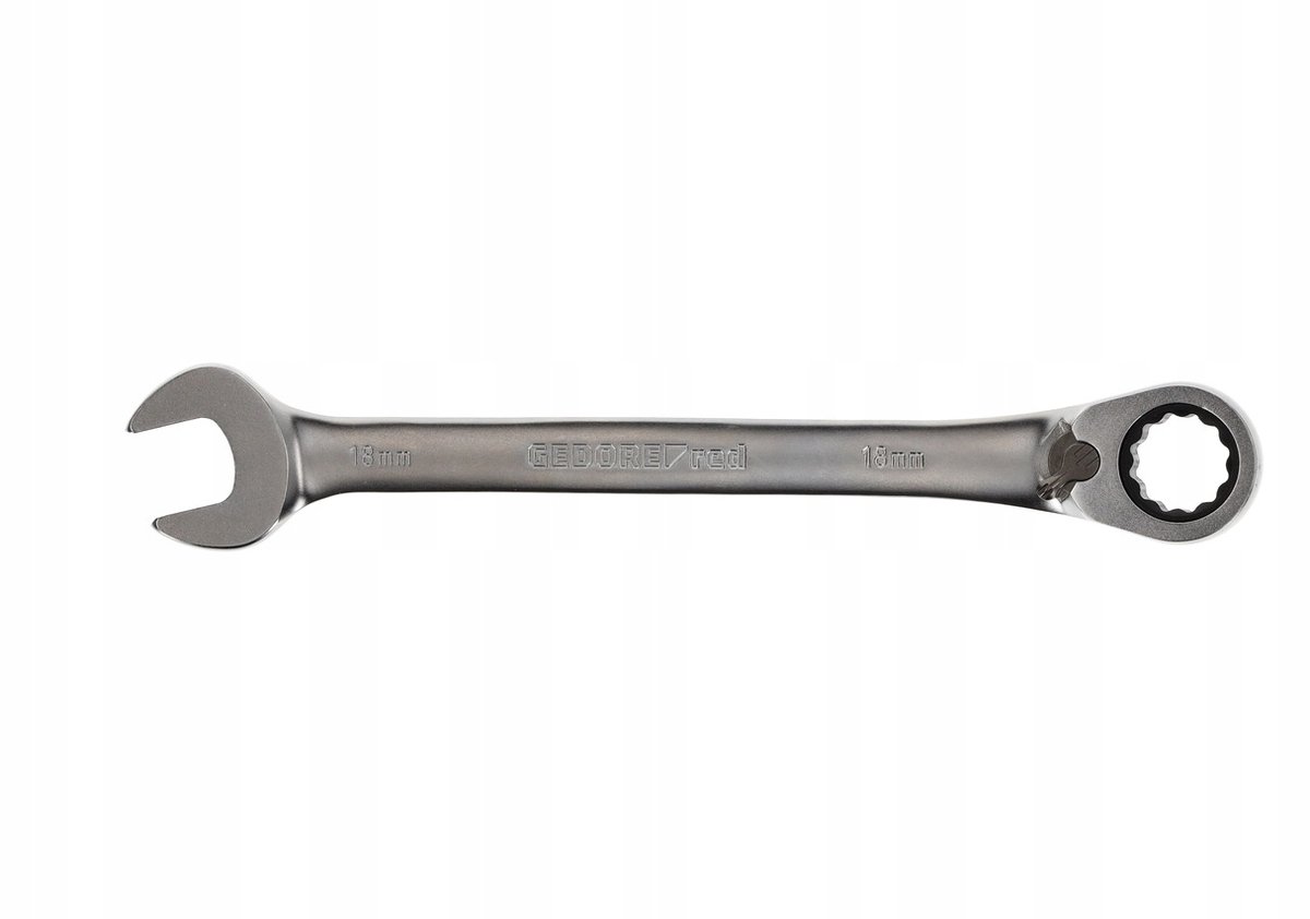 Gedore Ringsleutel met Ratel 18mm, 238mm - Professioneel Gereedschap
