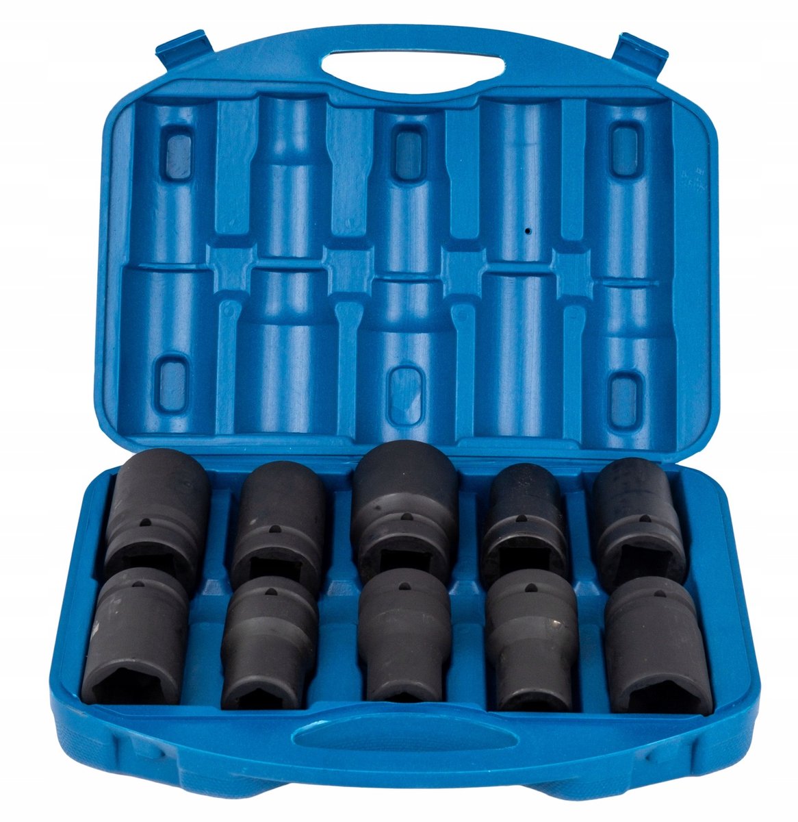 Krachtdoppenset 1" 17-41mm 10 Delig - Duurzame Cr-V Staal