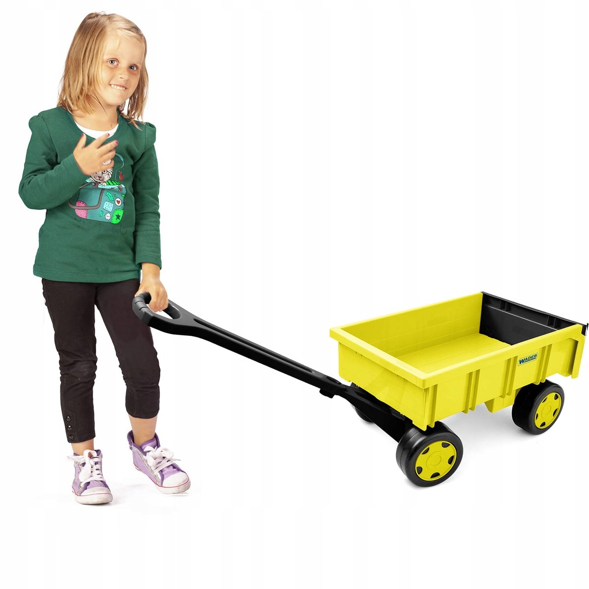 Wader Gigant Trailer Geel - Laadvermogen tot 60 kg