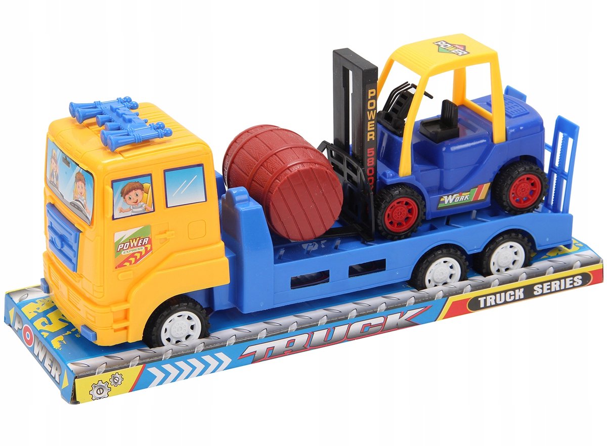 Trifox Autotransporter met Vorkheftruck Speelgoed Auto A-0761