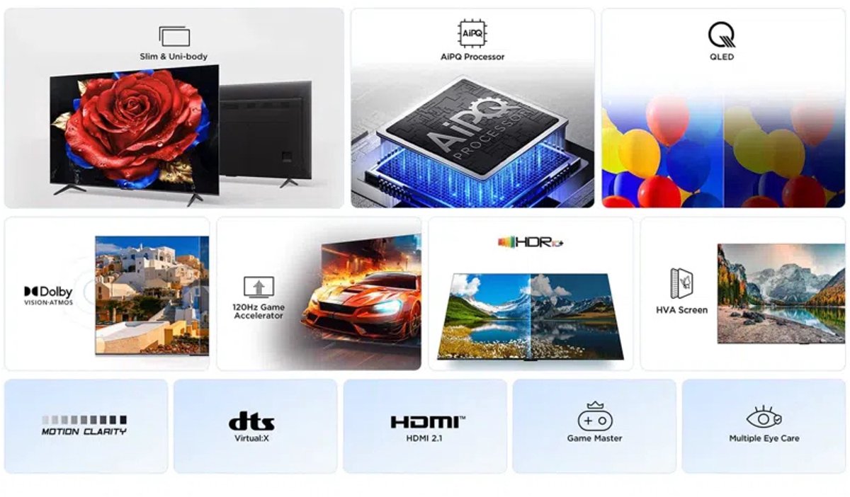 TCL 65T69C - 65 inch - 4K QLED - 2025 - afbeelding 3