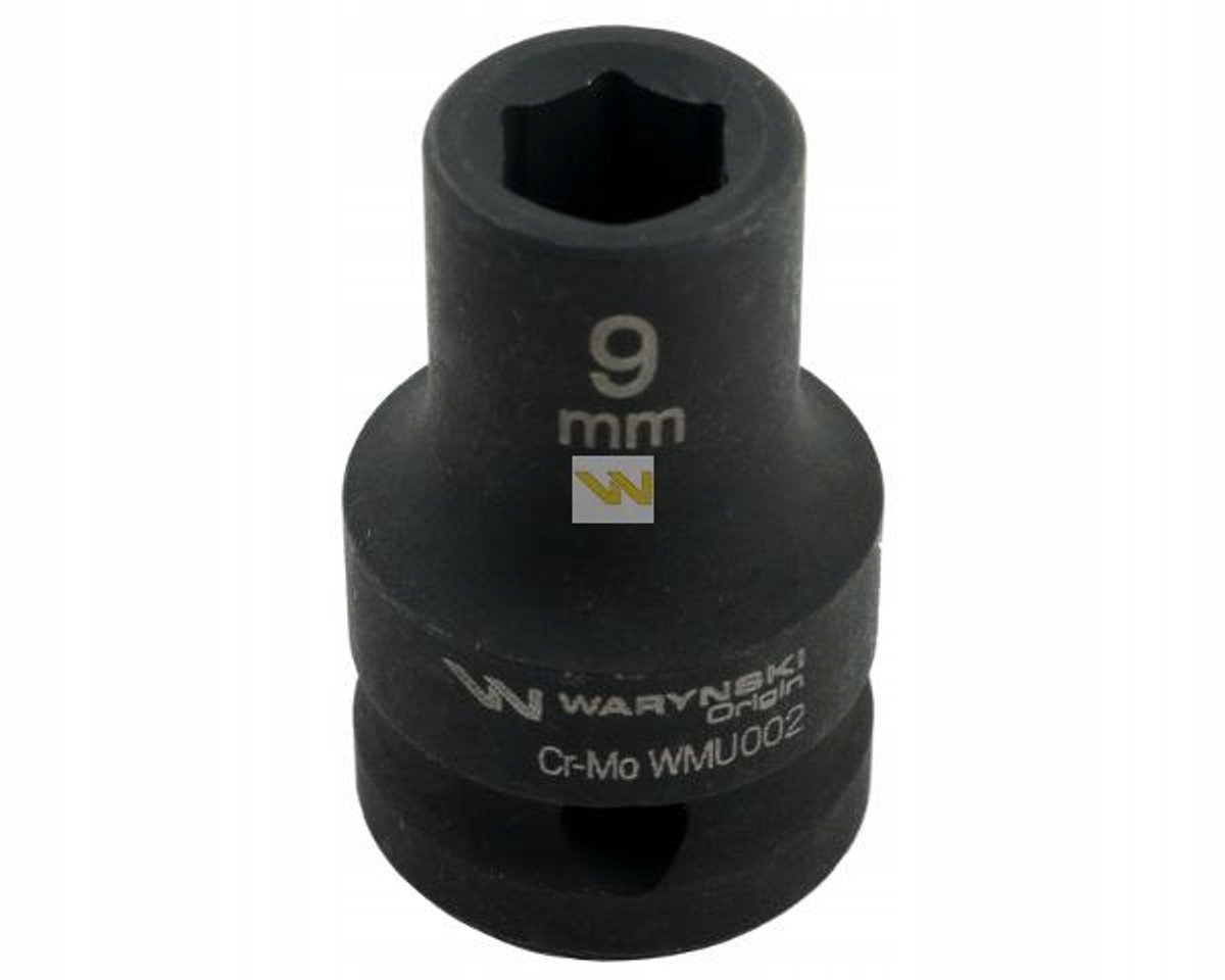 Slagdop 1/2" 9mm Zeskant CrMo DIN 3129