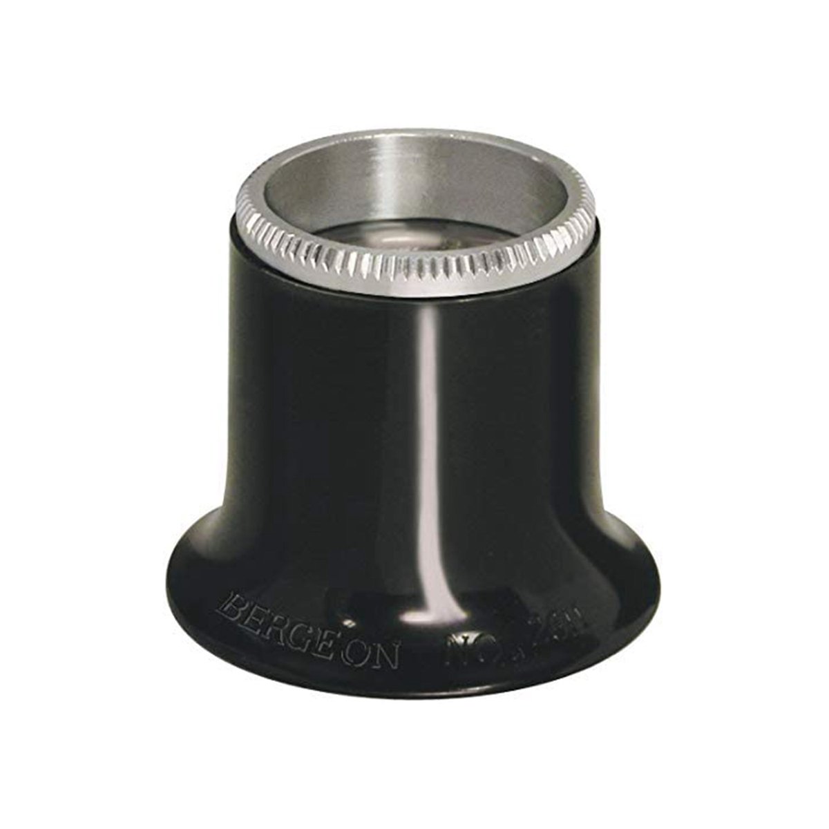 Bergeon 2611-N-2 vergrootglas, horlogemakersloep, oculair, met schroefring, 5x vergroting