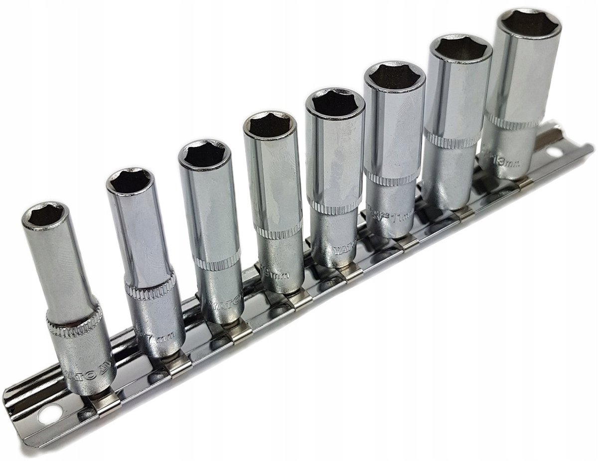 Yato Lange Dopset 1/4" 6-13mm Chroom-Vanadium Staal