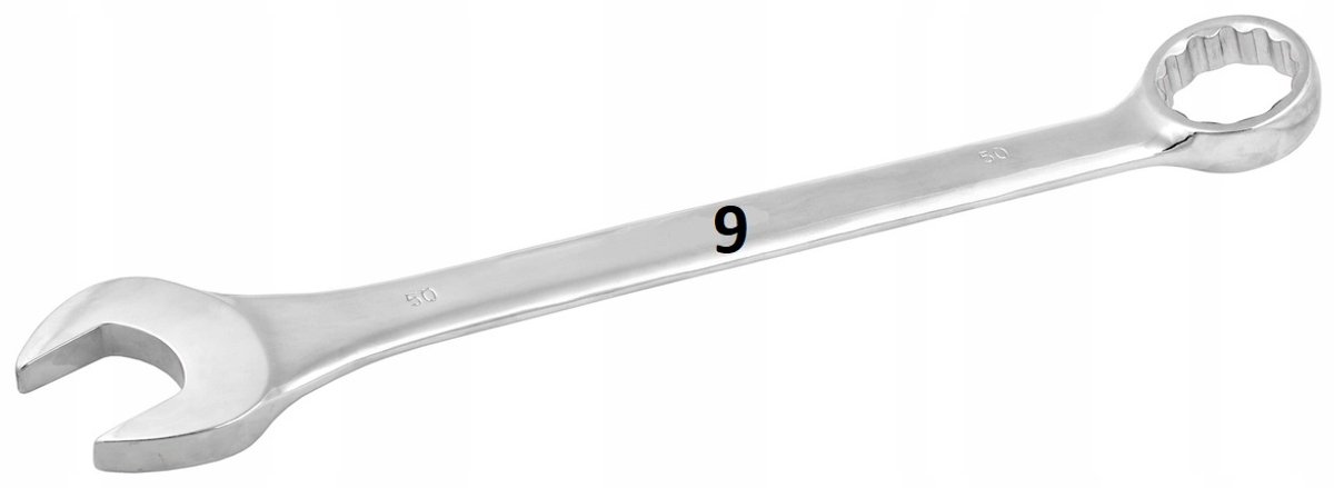 Powerbuilt Ringsleutel 9mm Cr-V - Professioneel Gereedschap